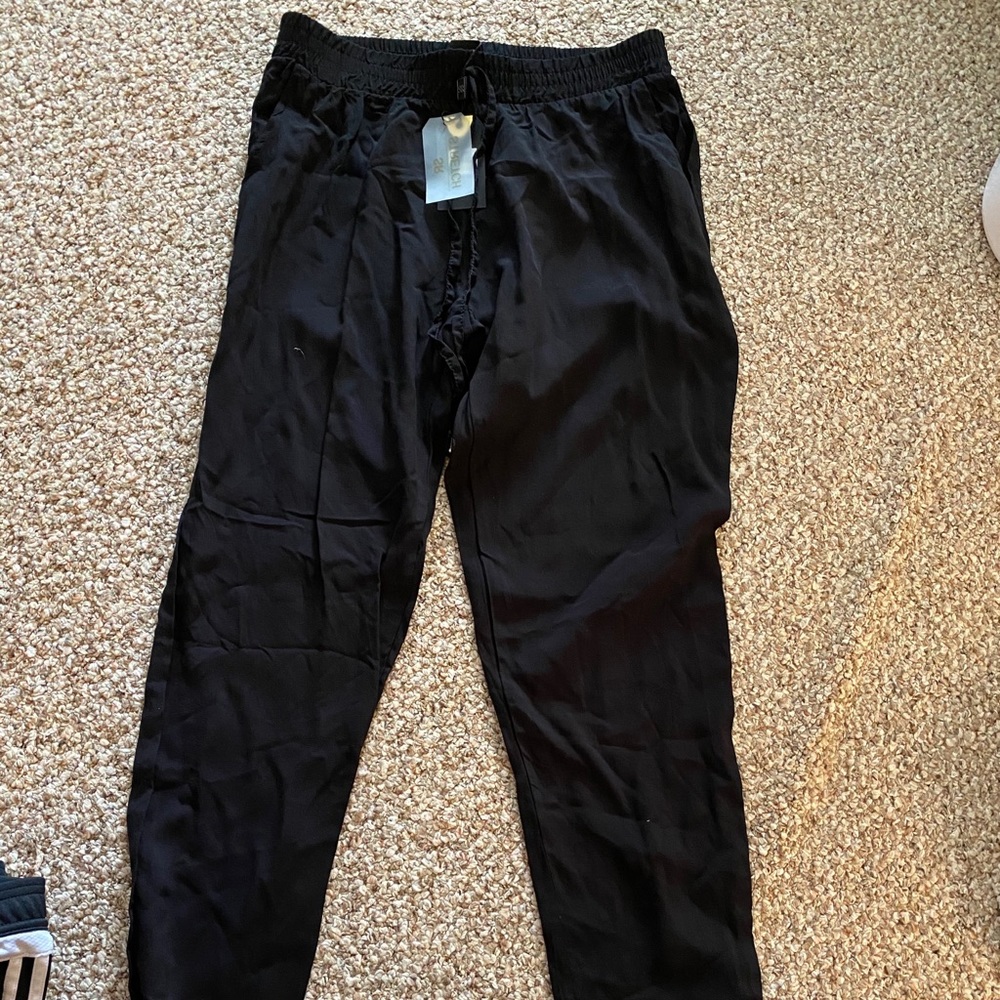 Black Loose Fashion Pants